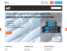 Tablet Screenshot of alloycp.com